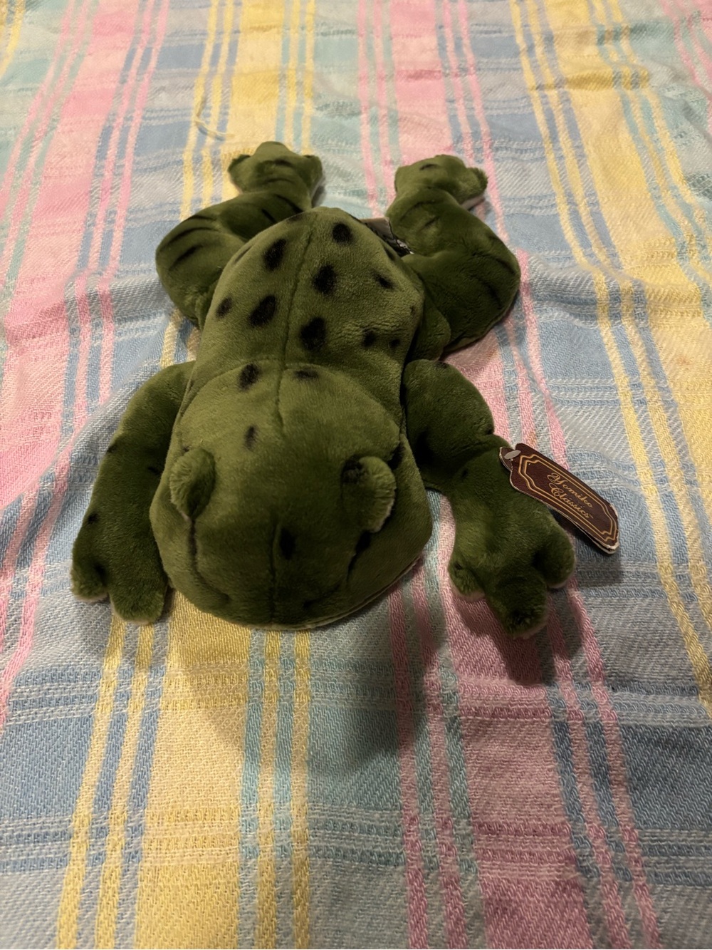 🔴 Yomiko Classics, bullfrog, plush stuffed animal